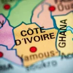 Map Ivory Coast